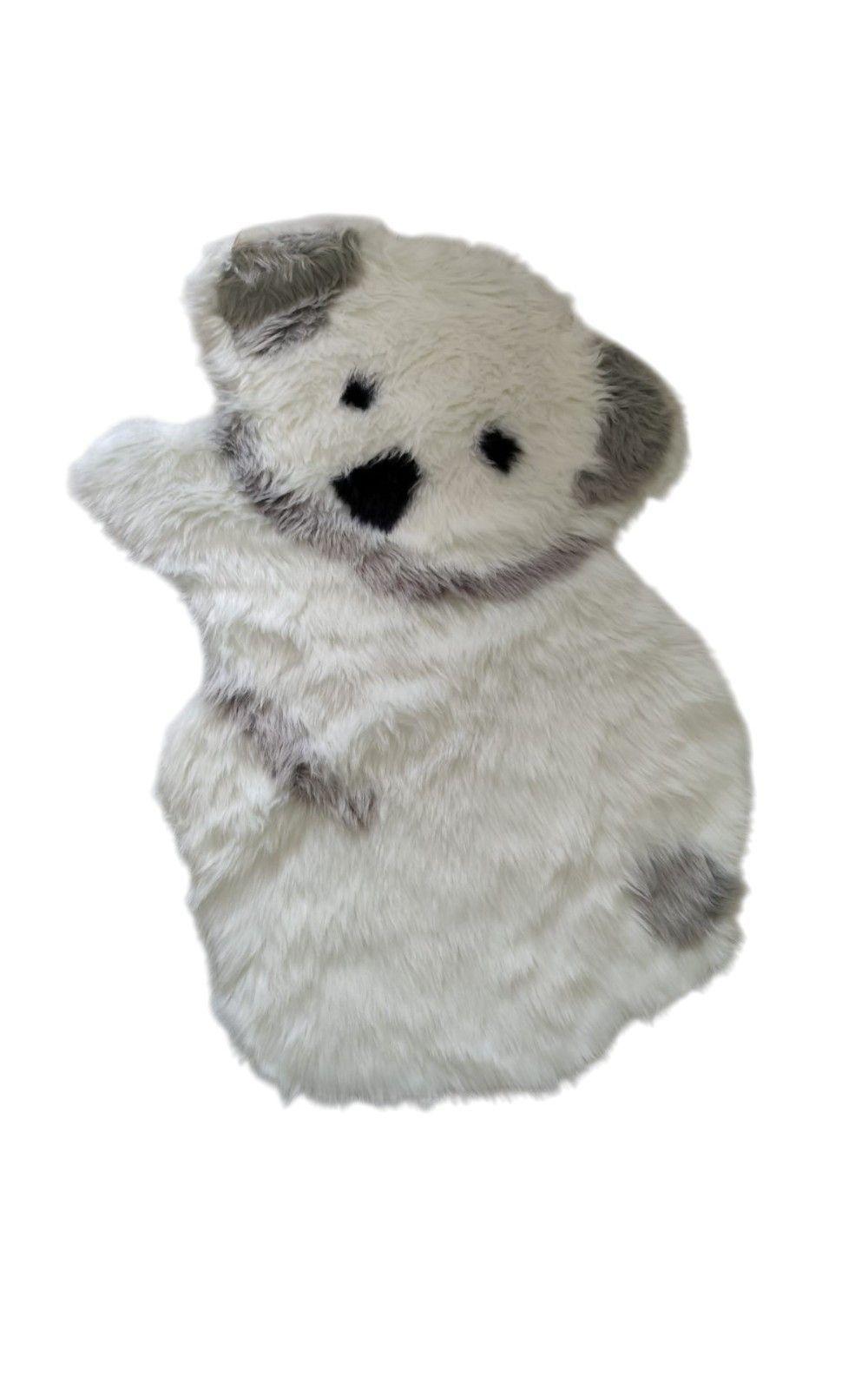 Alfombra Forma Koala Peludo 90x60 cm Decoraci n Ni os Dormitorio-0
