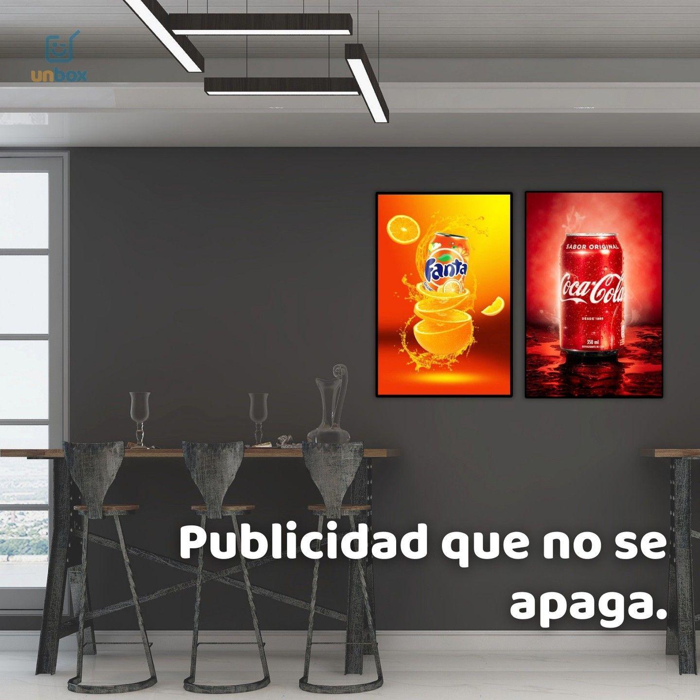 Caja de luz Led panel publicitario 43x60cm-4