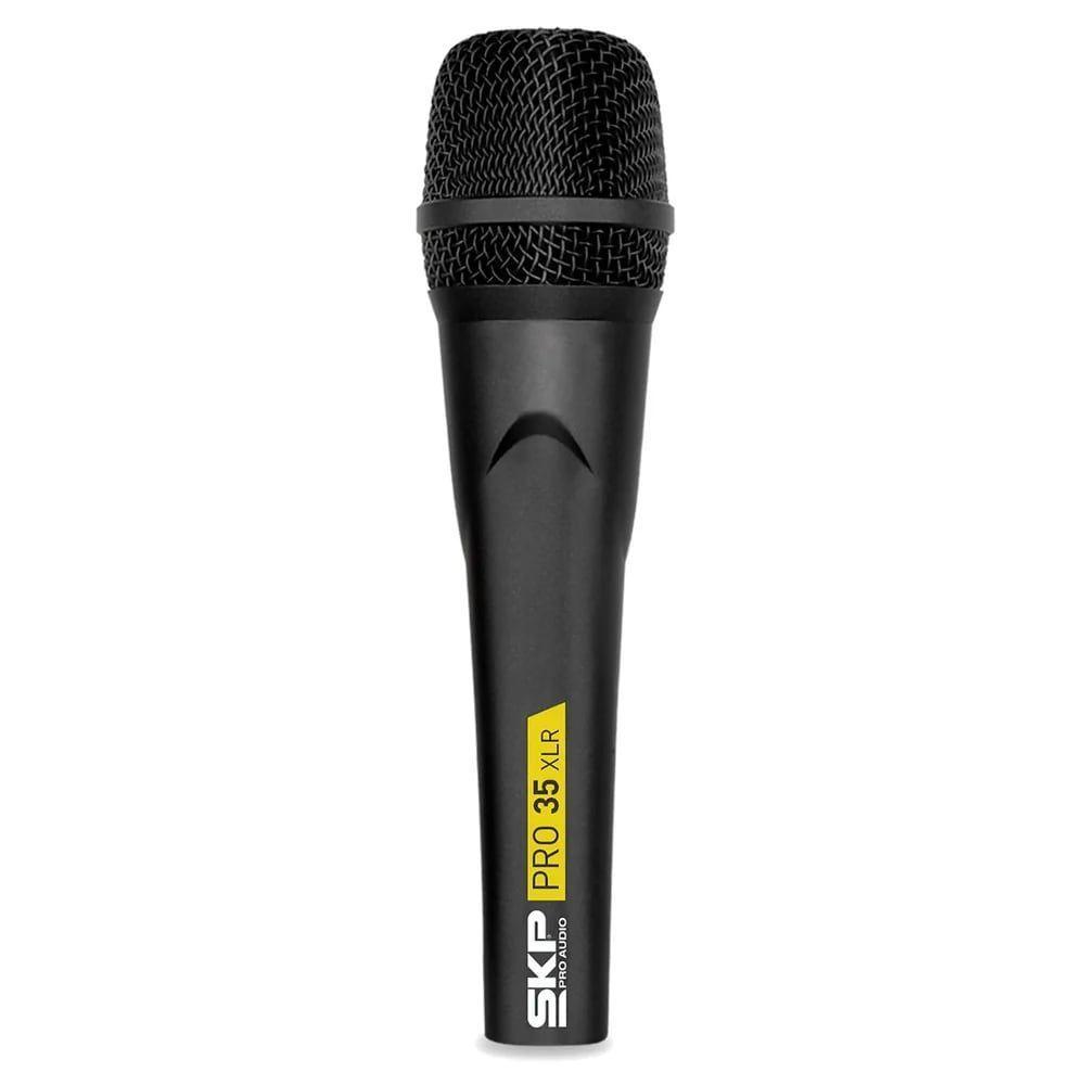 Micrófono dinámico SKP Pro35XLR. Incluye Maleta y Cable XLR-3