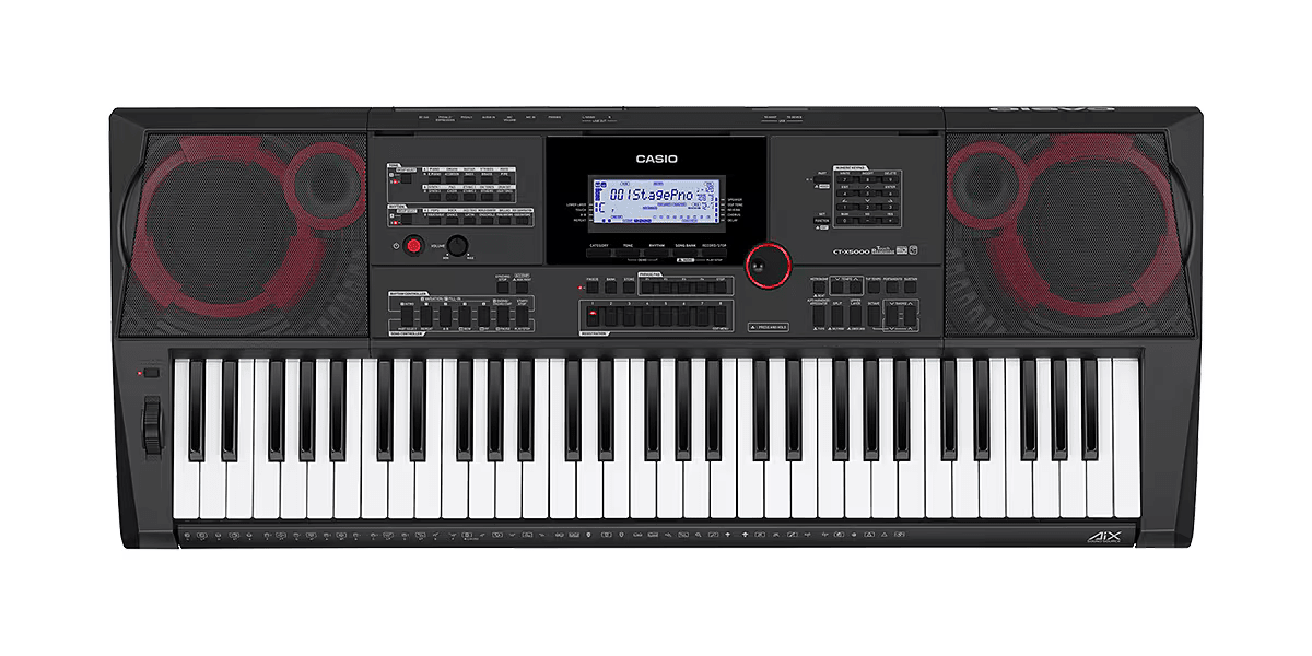 Teclado de 61 Teclas Casio CTX5000 con funda de transporte-0