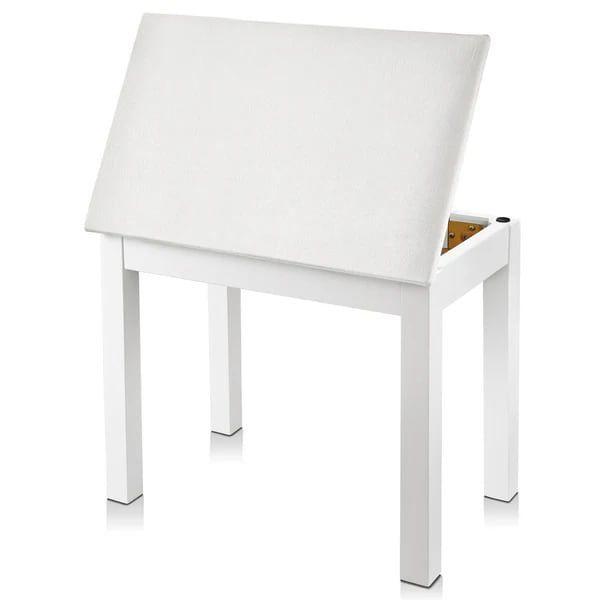 Banqueta Para Piano Donner DKB10 White-2
