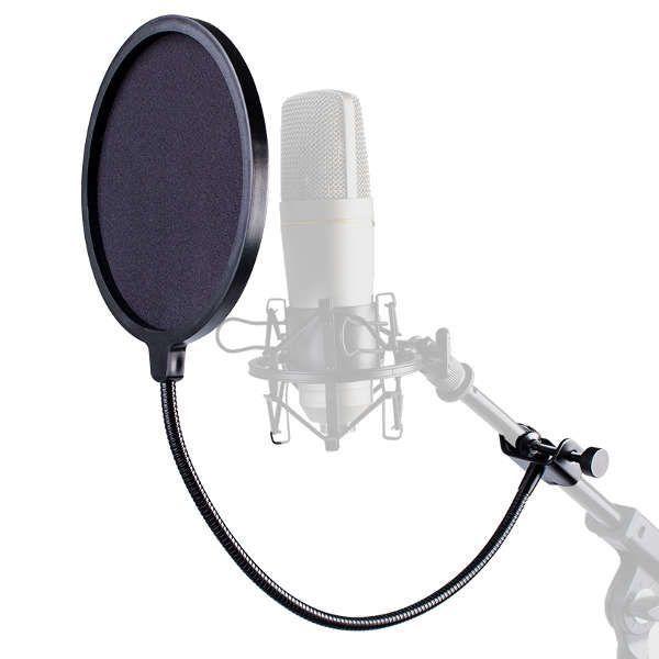 Micrófono multi patrón condensador AKG P420. Incluye Filtro Antipop Profesional-6