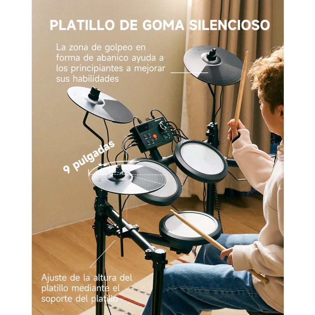 Batera Electrónica Donner DED70. Incluye Sillín, Baquetas y Audífonos-5