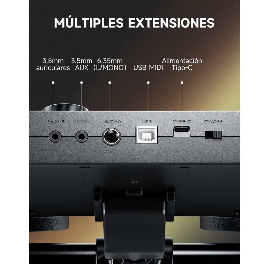 Batera Electrónica Donner DED70. Incluye Sillín, Baquetas y Audífonos-8