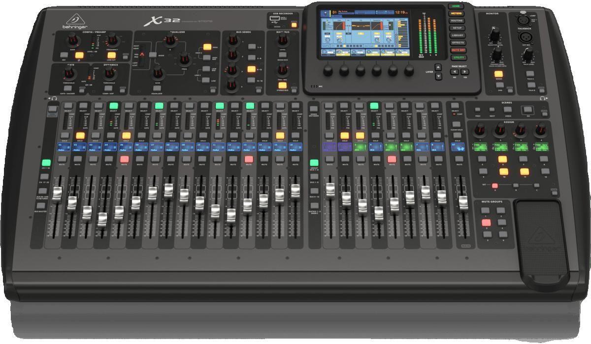 Consola Digital Behringer X32, 32 Canales · 16 Buses · DSP Profesional -3