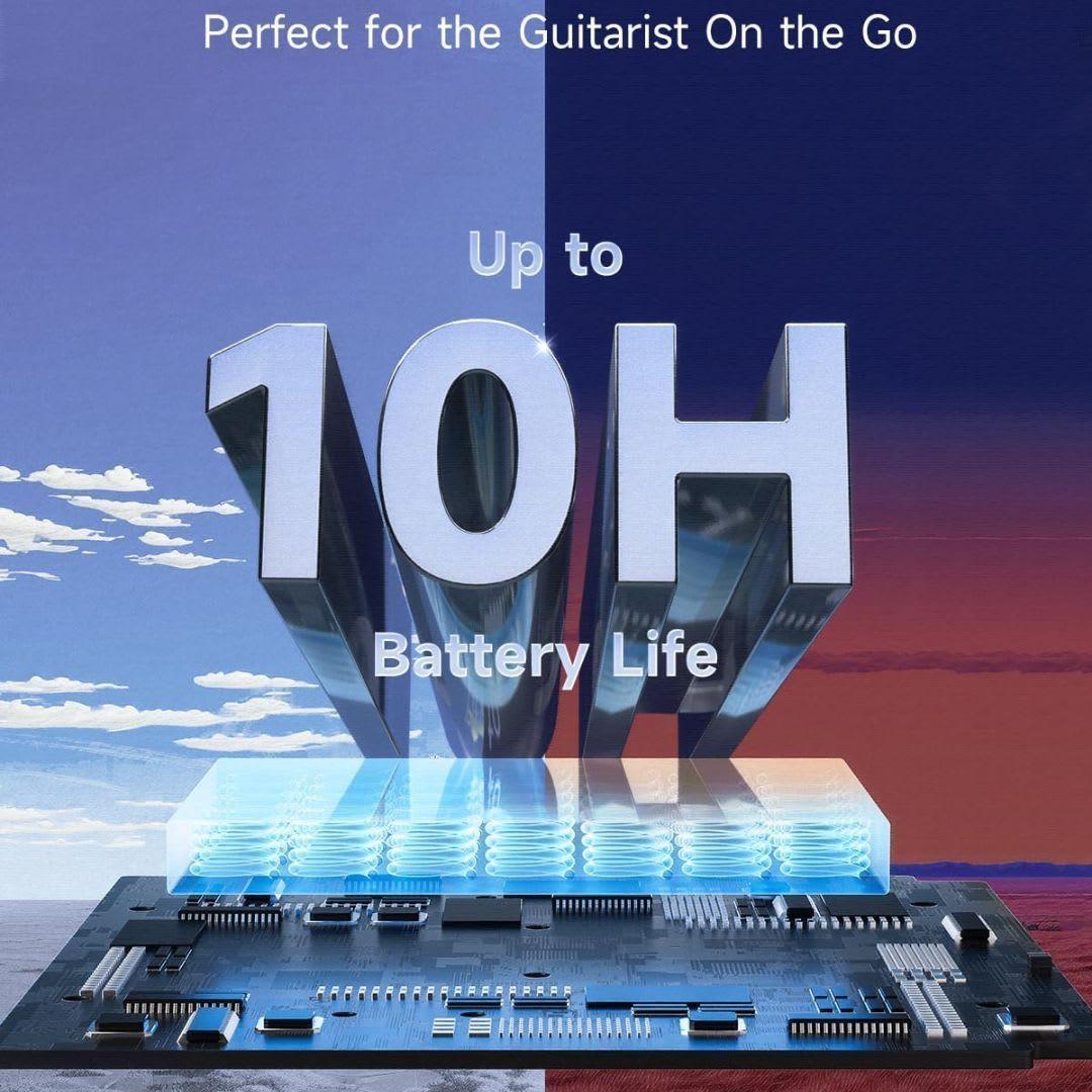 Pedalera Multiefecto Donner Pocket X para Guitarra y Bajo – Compacta, Recargable y con Bluetooth-2