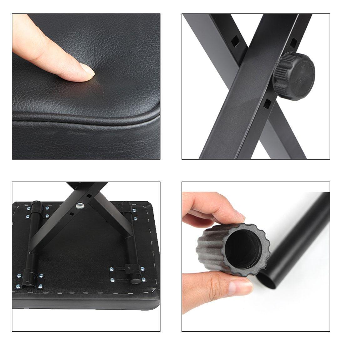 Set Teclado Yamaha PSR-E283 con Adaptador de Voltaje + Atril plegable + banqueta-7