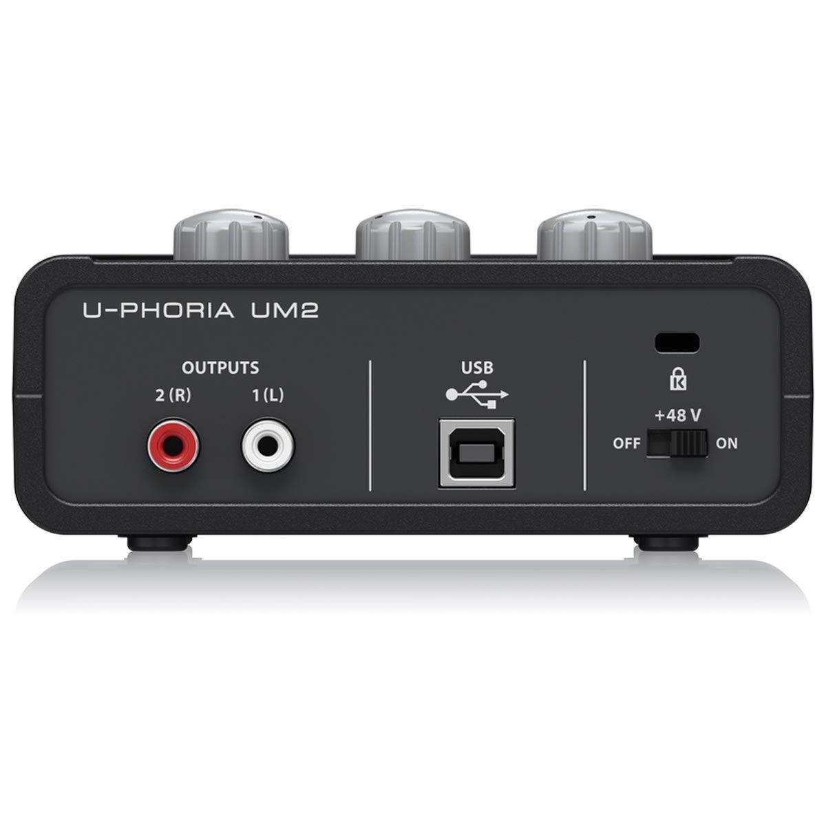 Interfaz Behringer UM2 – USB Audio Interface 2×2-2