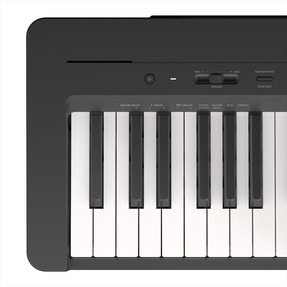 Piano Digital Yamaha P145BTB con Pedal de Sustain, Transformador y atril. -5