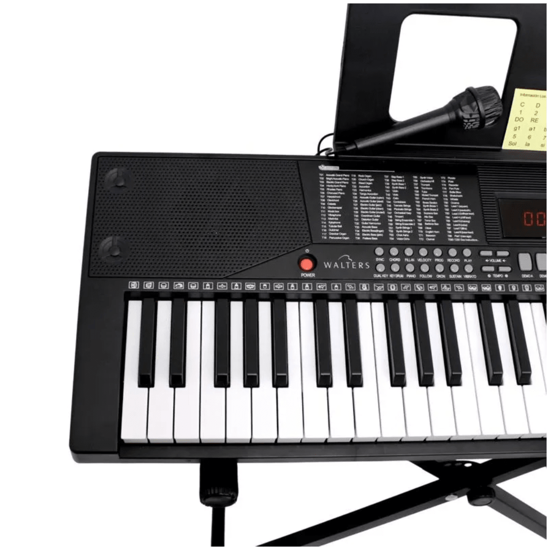 Pack Teclado 61 Teclas Walters BD 683D con Atril y Funda | OutletMusic.cl-5