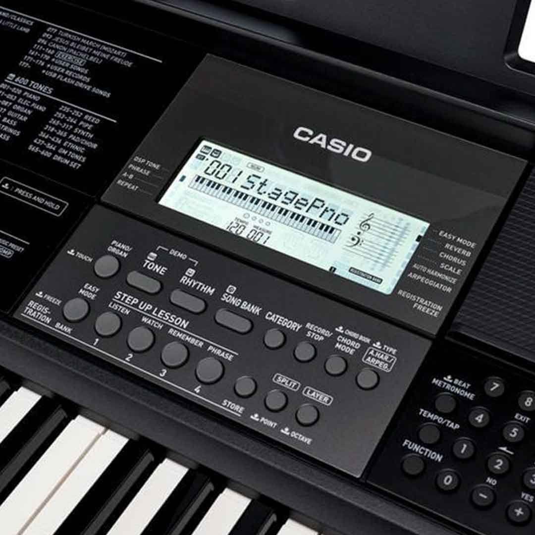 Teclado de 61 Teclas Casio CTX800 + Transformador Original-0