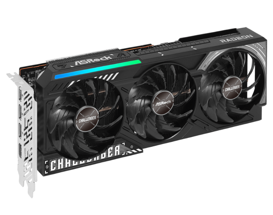 Tarjeta de Video Asrock Challenger AMD Radeon 9070 16GB 16 GB GDDR6 256 bits PCIe 5 0-2