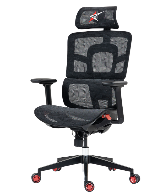 Silla Ergon mica DRAGSTER M3 TriMesh Soporte m x 180 kg Apoya Brazos 4D Negro-3