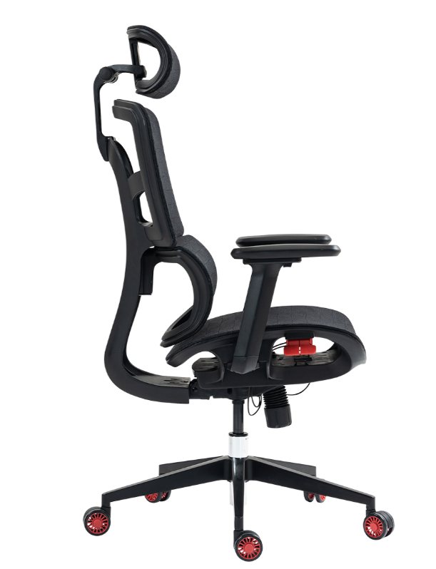 Silla Ergon mica DRAGSTER M3 TriMesh Soporte m x 180 kg Apoya Brazos 4D Negro-4