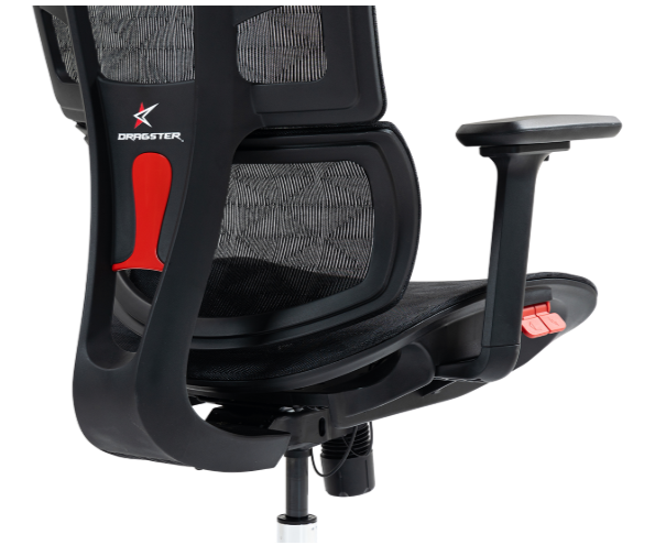 Silla Ergon mica DRAGSTER M3 TriMesh Soporte m x 180 kg Apoya Brazos 4D Negro-7