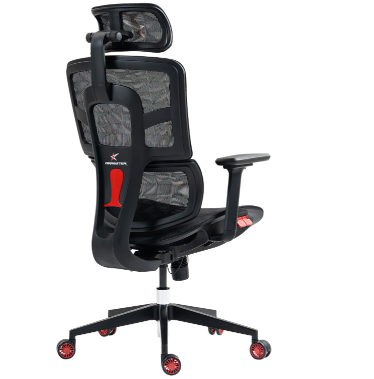 Silla Ergon mica DRAGSTER M3 TriMesh Soporte m x 180 kg Apoya Brazos 4D Negro-8