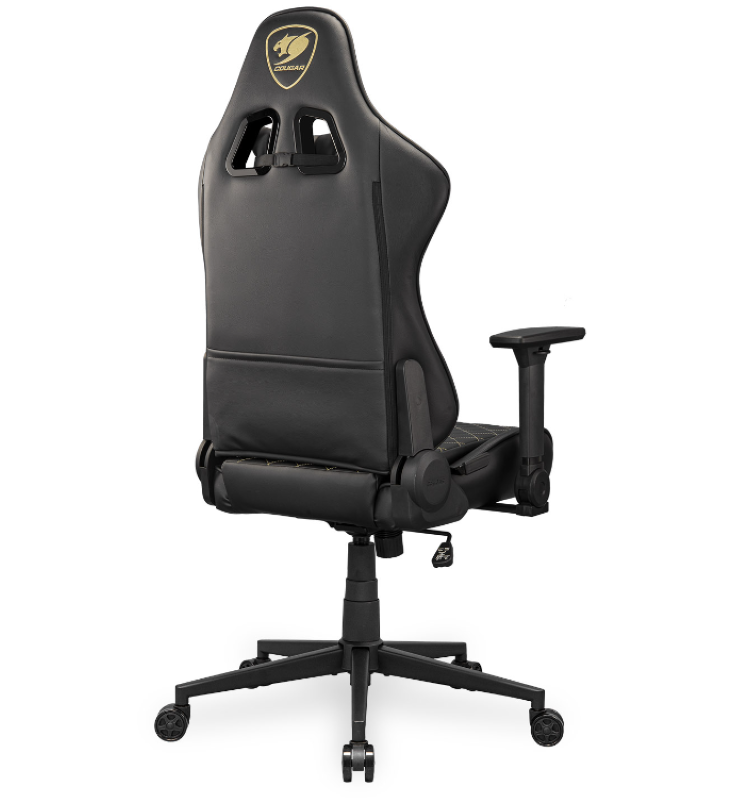 Silla Gamer Cougar ARMOR ONE V2 GOLD Soporte m x 120 kg Reposabrazos 4D Reclinable 155-4