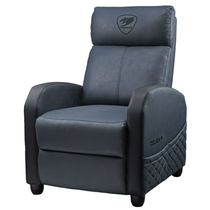 Sofa Gamer - Cougar RANGER ELITE - Soporta Máx. 135 kg - reclinado 160° - Bolsillo lateral - Blue-2