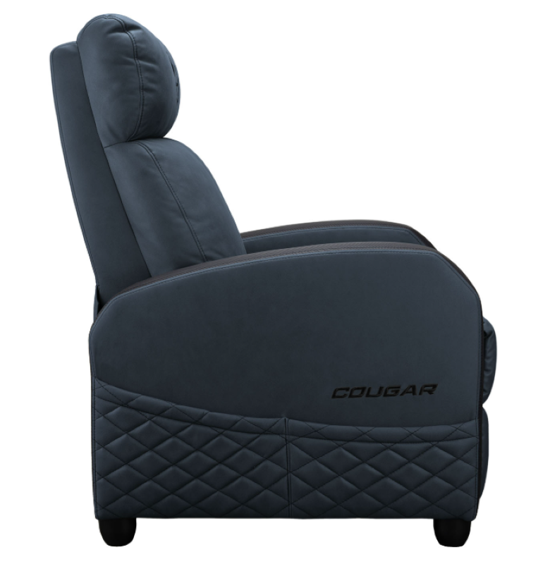 Sofa Gamer - Cougar RANGER ELITE - Soporta Máx. 135 kg - reclinado 160° - Bolsillo lateral - Blue-3