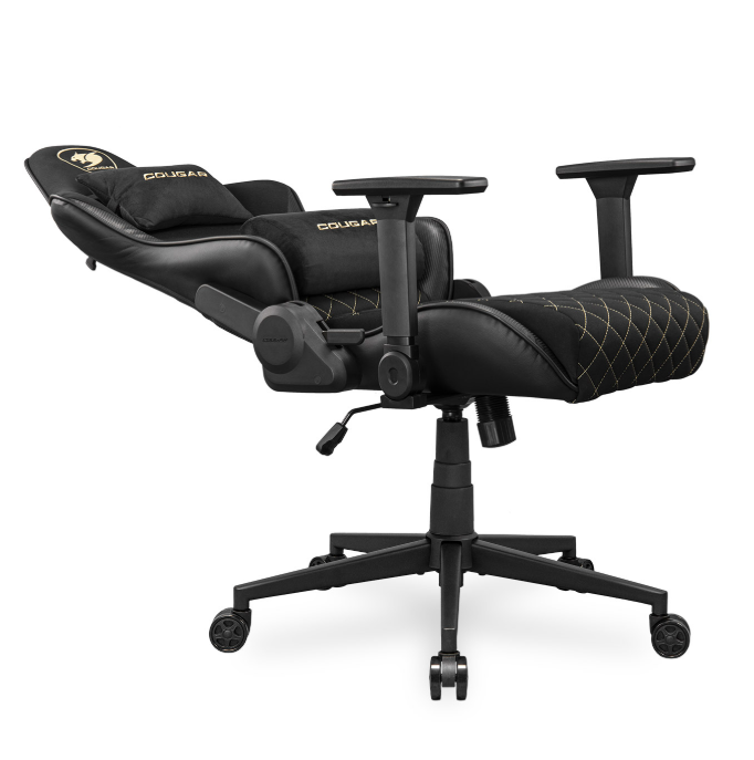 Silla Gamer Cougar Armor One V2 Gold F Soporte M x 120 kg Reposabrazos 4D Reclinable 155-5