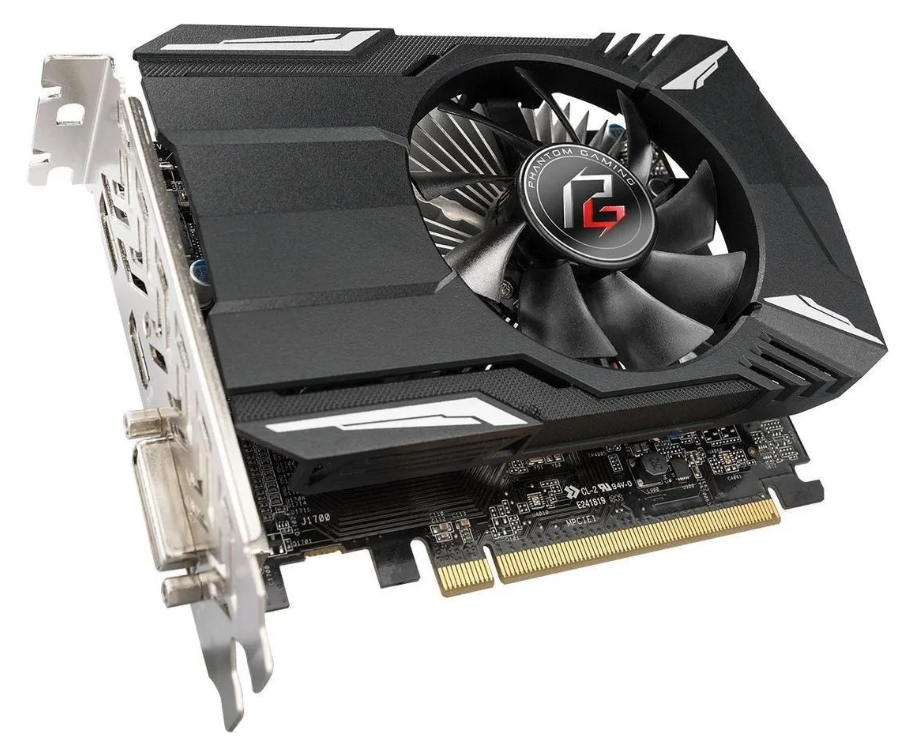 Tarjeta de Video AsRock Phantom Gaming AMD Radeon RX550 2G 2 GB GDDR5 64 bits PCIe 3 0-2