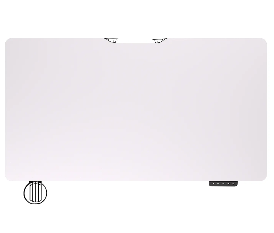 Escritorio Gamer Fantech WorkStation WS311 White Edition Elevacion Motorizada 73 118 cm-3