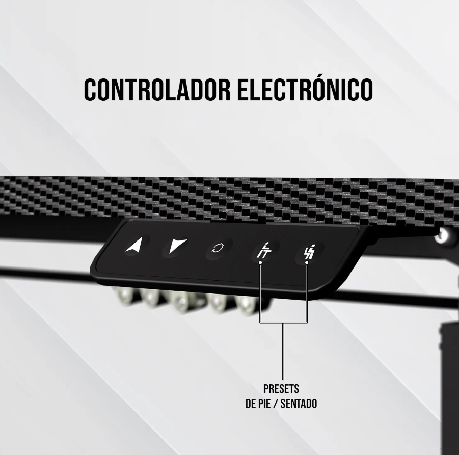 Escritorio Gamer Fantech WorkStation WS311 White Edition Elevacion Motorizada 73 118 cm-4