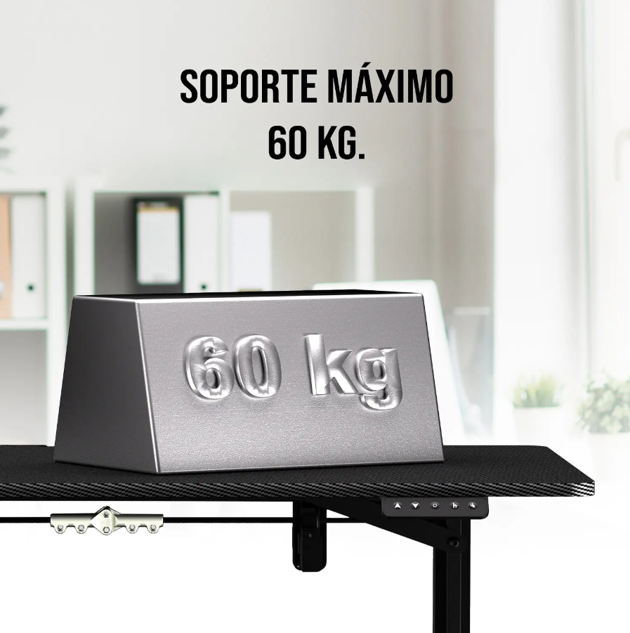 Escritorio Gamer Fantech WorkStation WS311 White Edition Elevacion Motorizada 73 118 cm-8