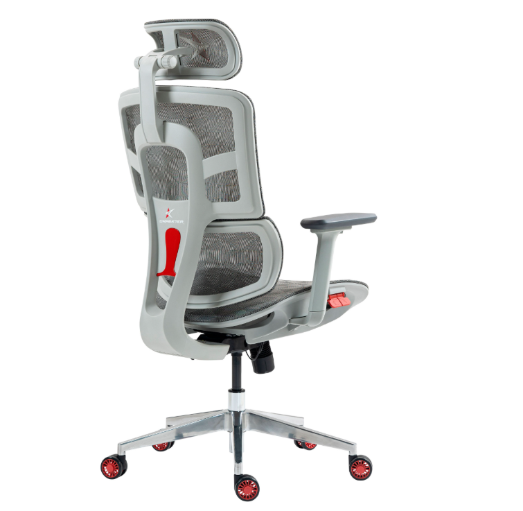 Silla Ergon mica DRAGSTER M3 TriMesh Soporte m x 180 kg Apoya Brazos 4D Gris-3