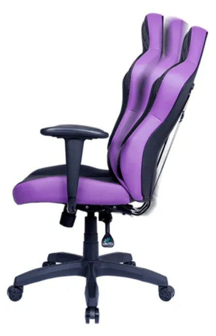 Silla Gamer Cooler Master Caliber E1 Soporte m x 120 kg 135 inclinaci n Morado Negro-2