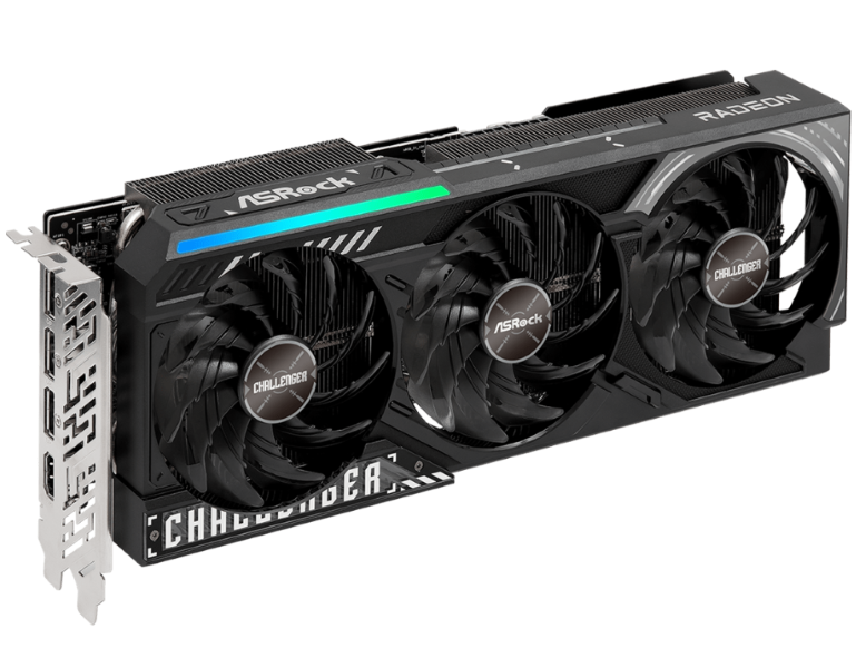 Tarjeta de Video Asrock Challenger AMD Radeon RX 9070XT 16GB OC 16 GB GDDR6 256 bits PCIe 5 0-2