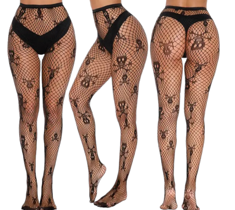 Panty Rejilla Red Con Diseños-1