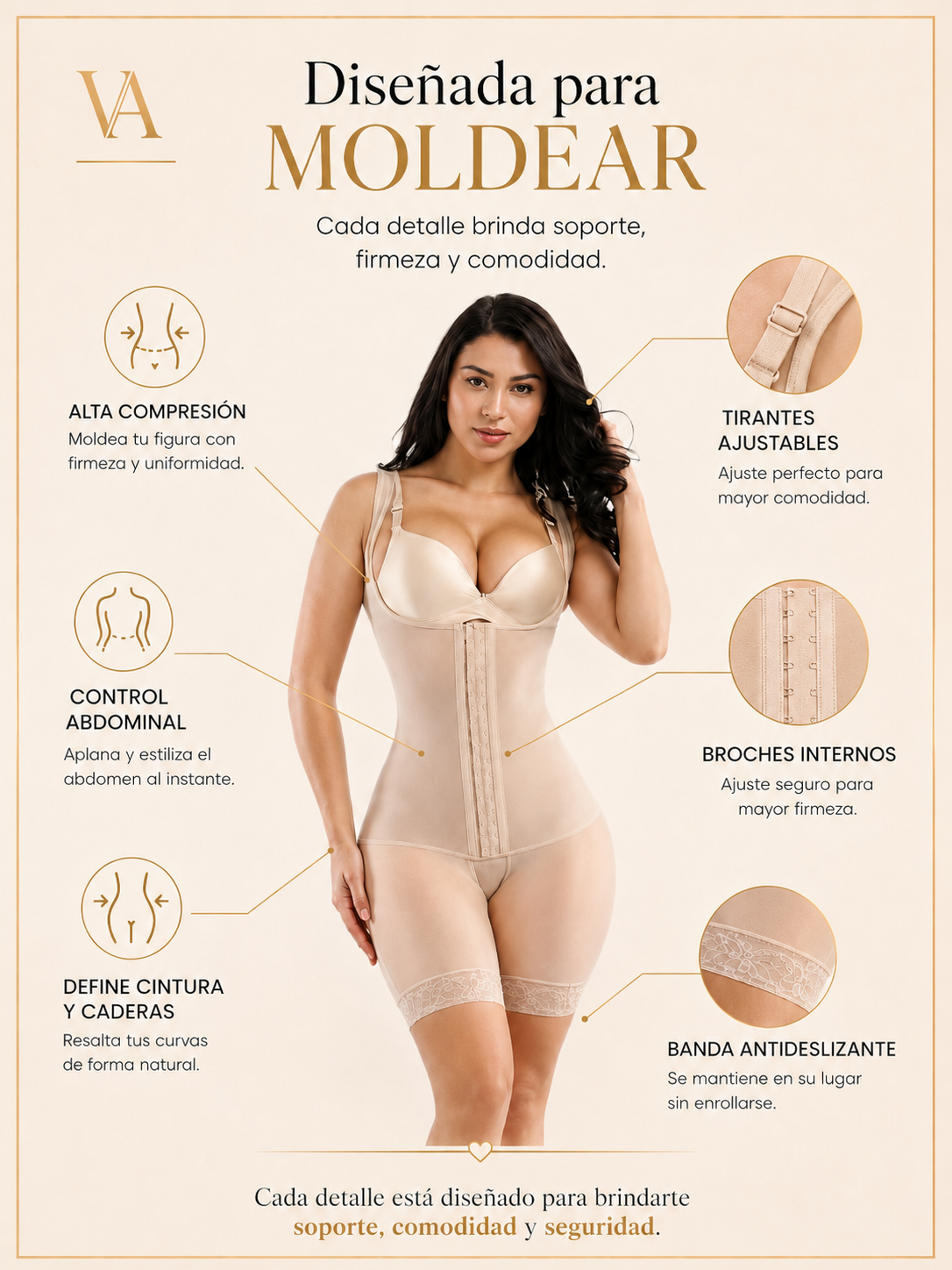 Fajas Moldeadoras Reductoras Tipo Colombianas Orma-7