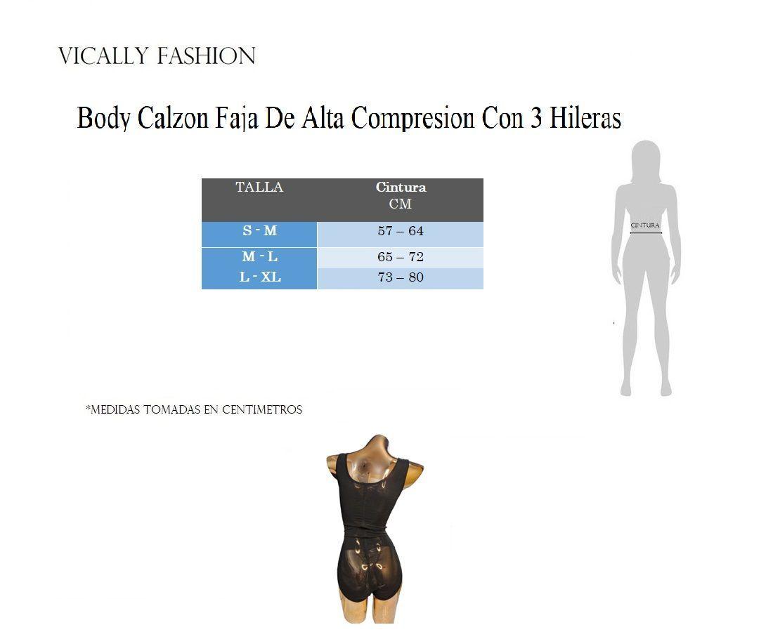 Faja Body Con 3 Hileras De Broche Moldeador -3