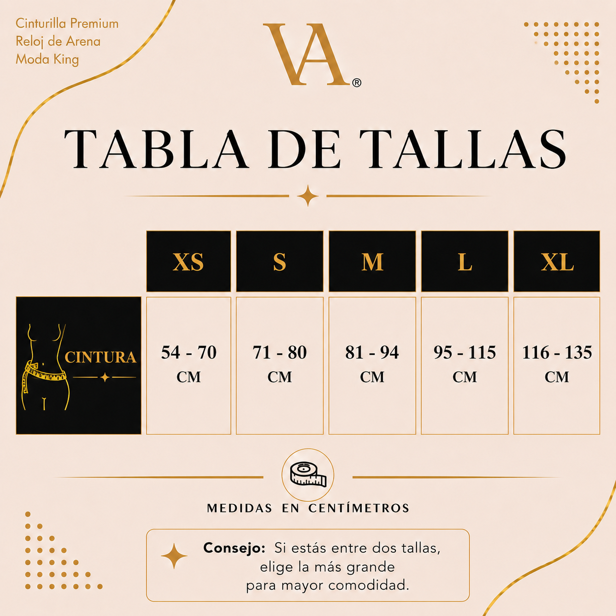 Cinturilla Premium Reloj De Arena Moda King-9