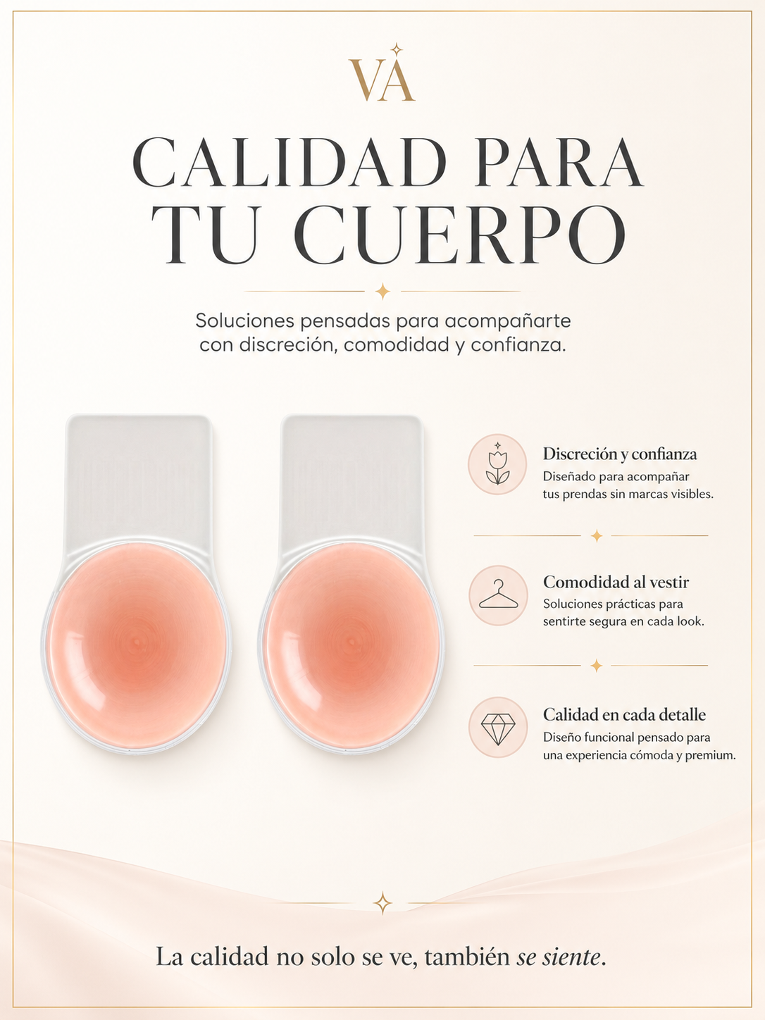 Adhesivo Levanta Busto Silicon, Conejo Cubre Pezón-6