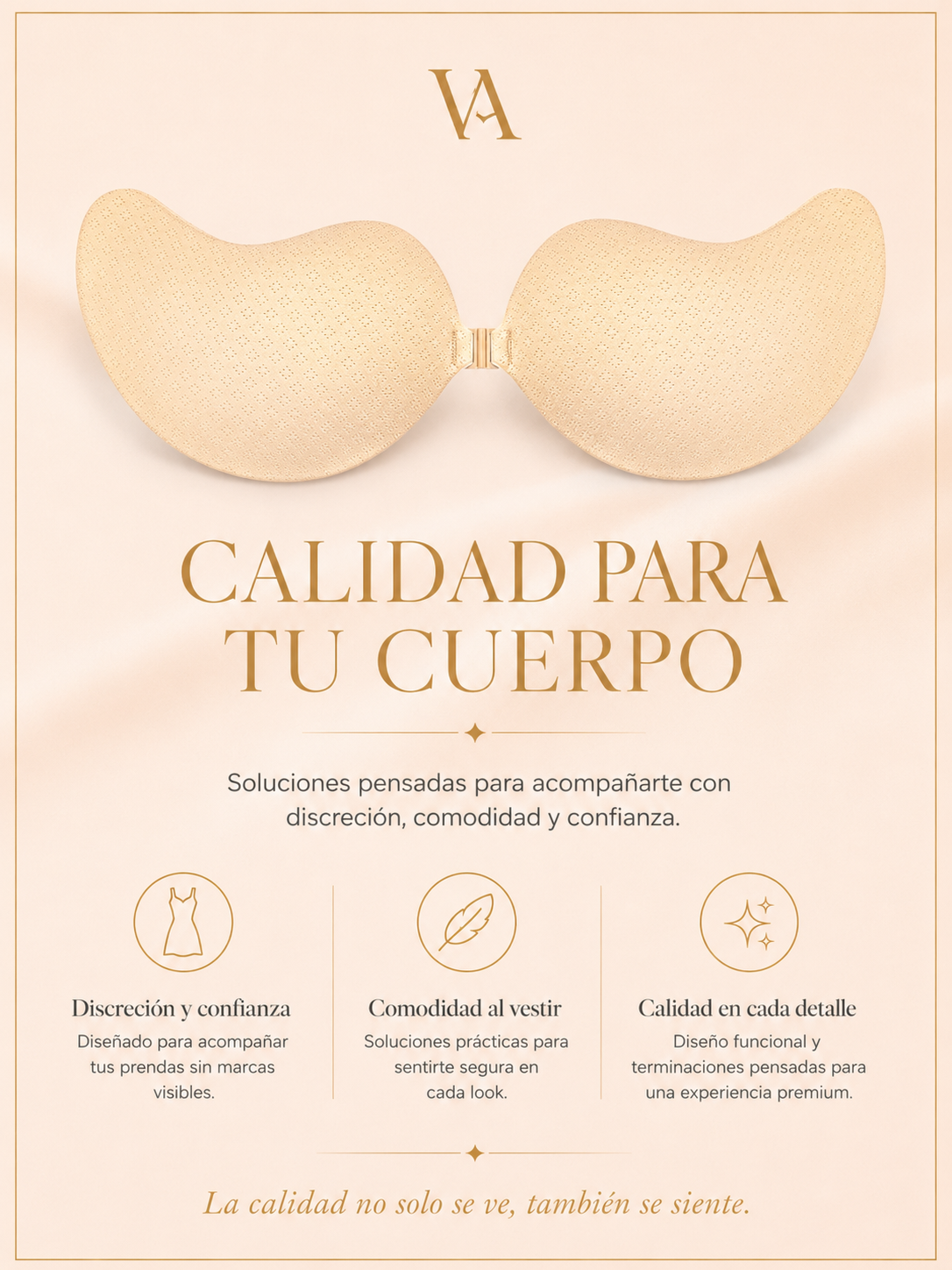 Sostén Kiss Bra Invisible Forma De Mariposa-7