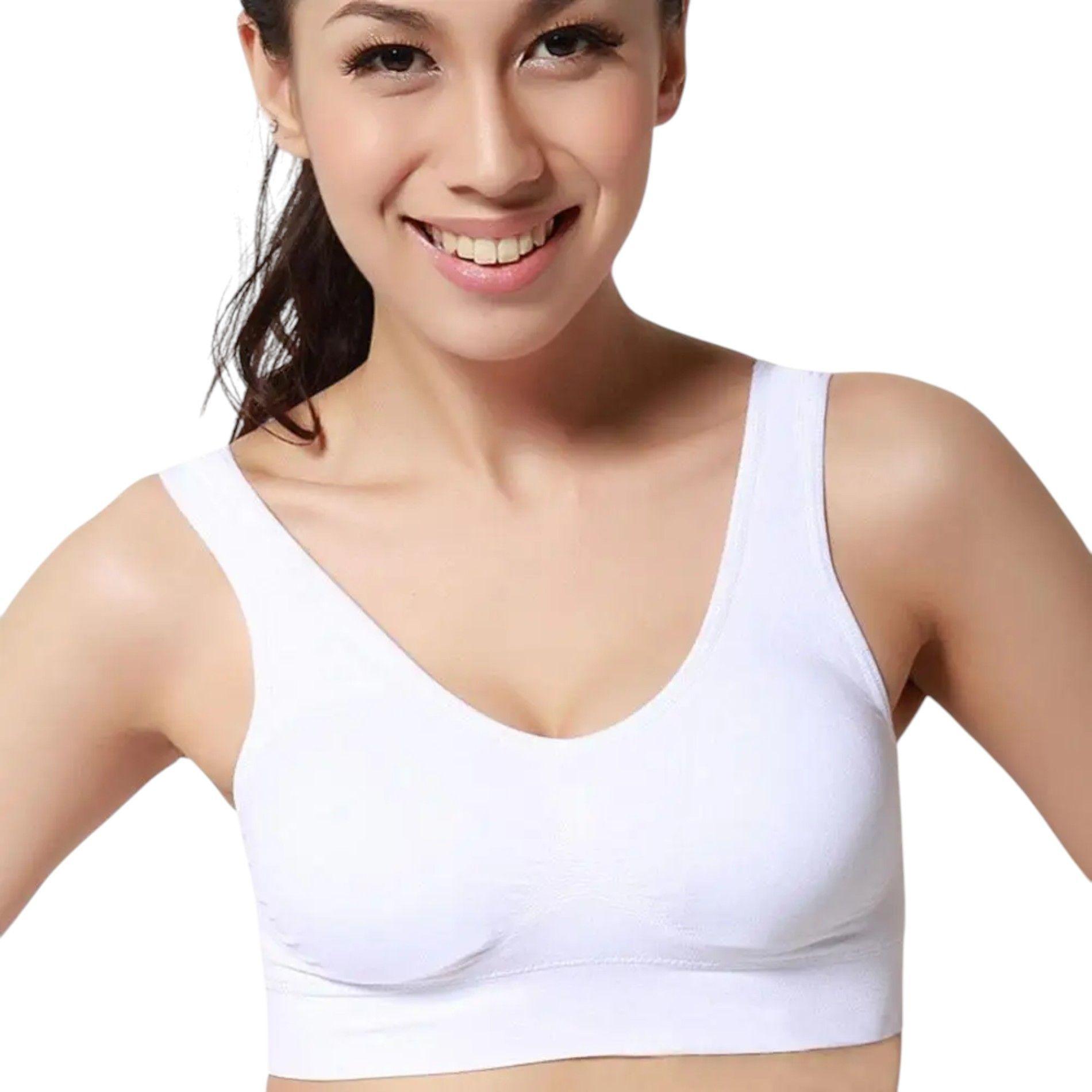 Sujetador Deportivo Con Almohadilla Para Mujer-3