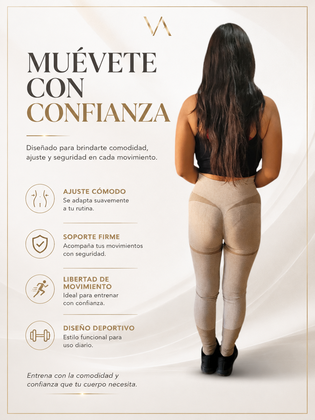 Leggings de Entrenamiento Con Levantamiento De Gluteo-3