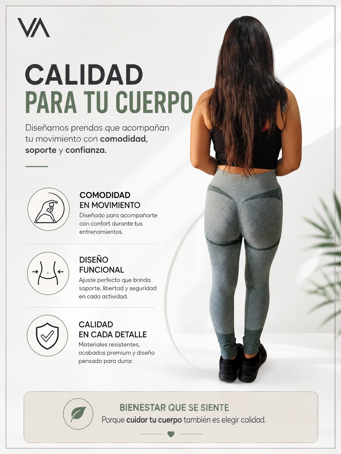 Leggings de Entrenamiento Con Levantamiento De Gluteo-5