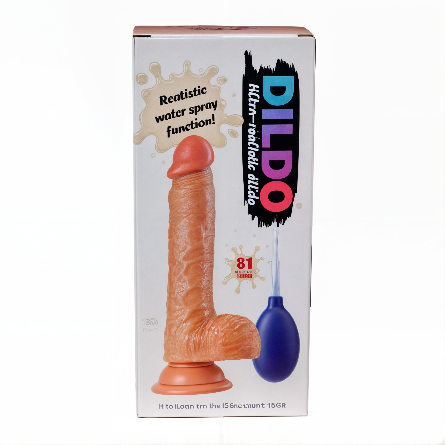 Dildo Ultra Realista Con Función De Pulverización De Agua-5