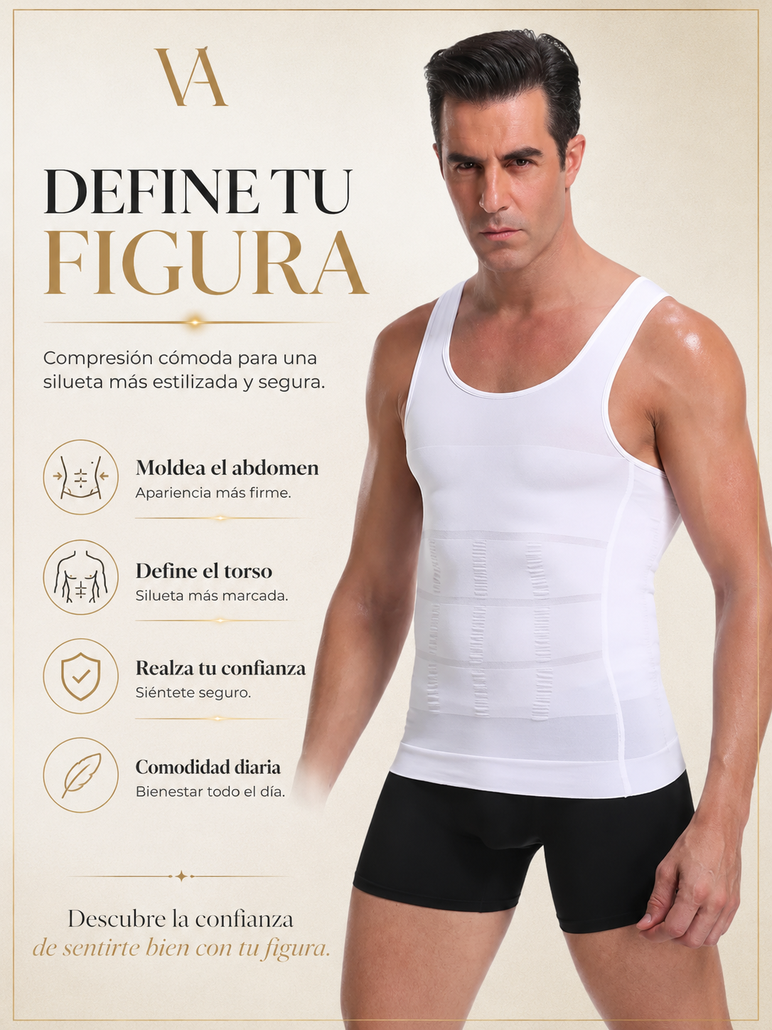 Pack 2 Camiseta Polera Faja Reductora Compresora Modeladora-2