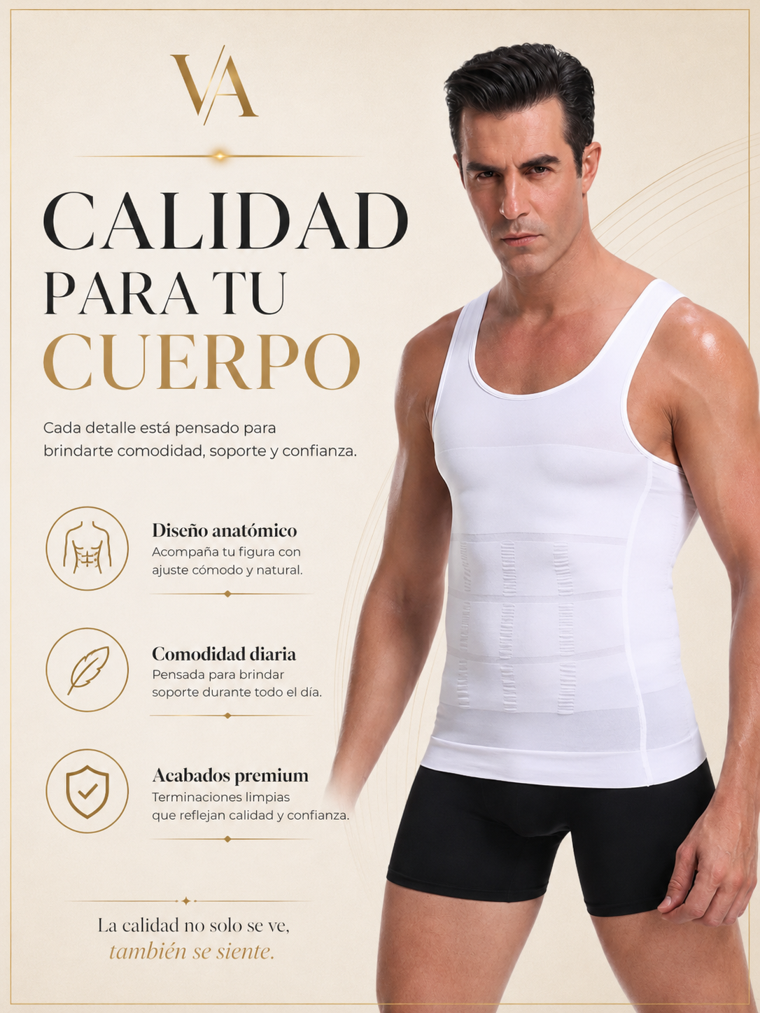 Pack 2 Camiseta Polera Faja Reductora Compresora Modeladora-4