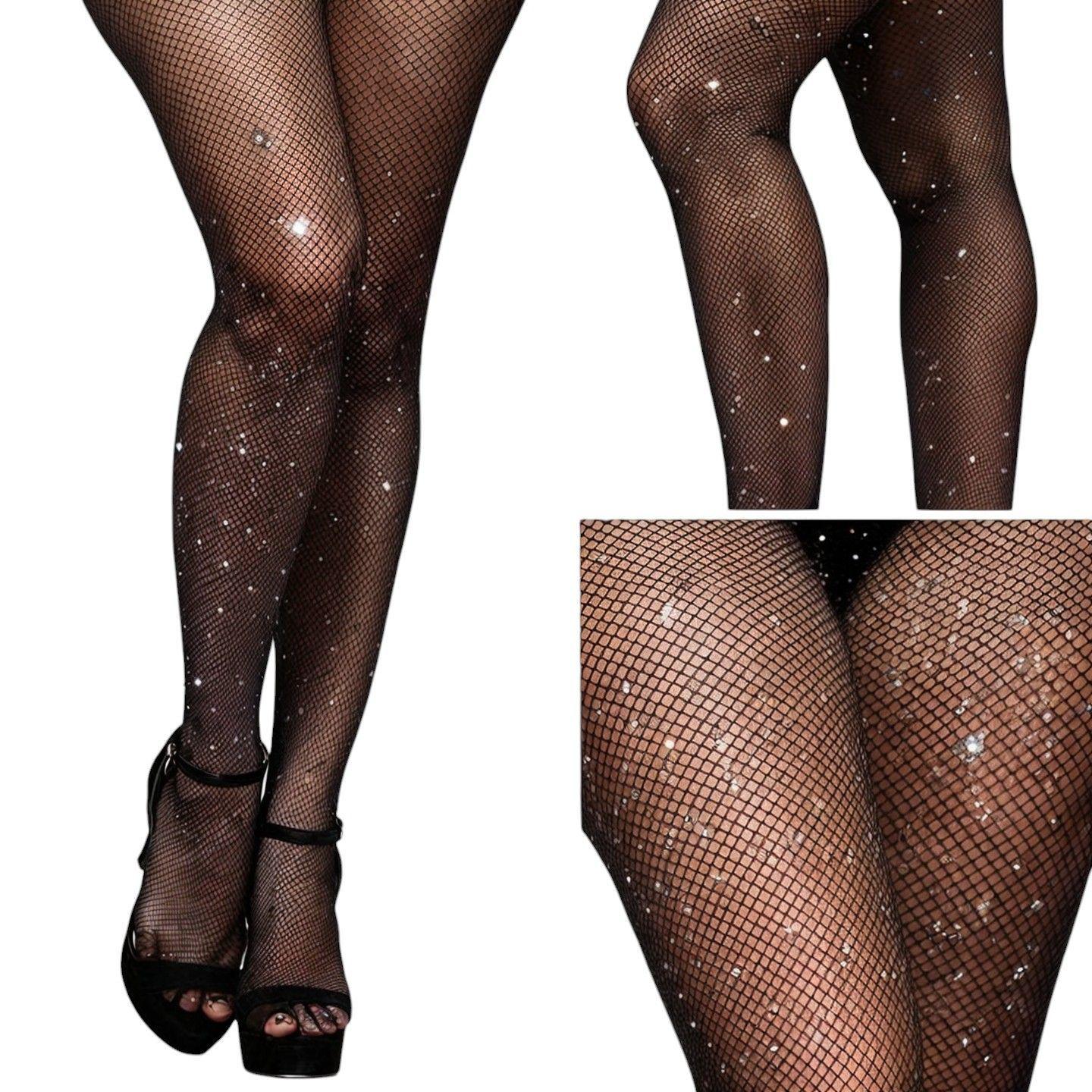 Panty Malla Red Con Brillos-2