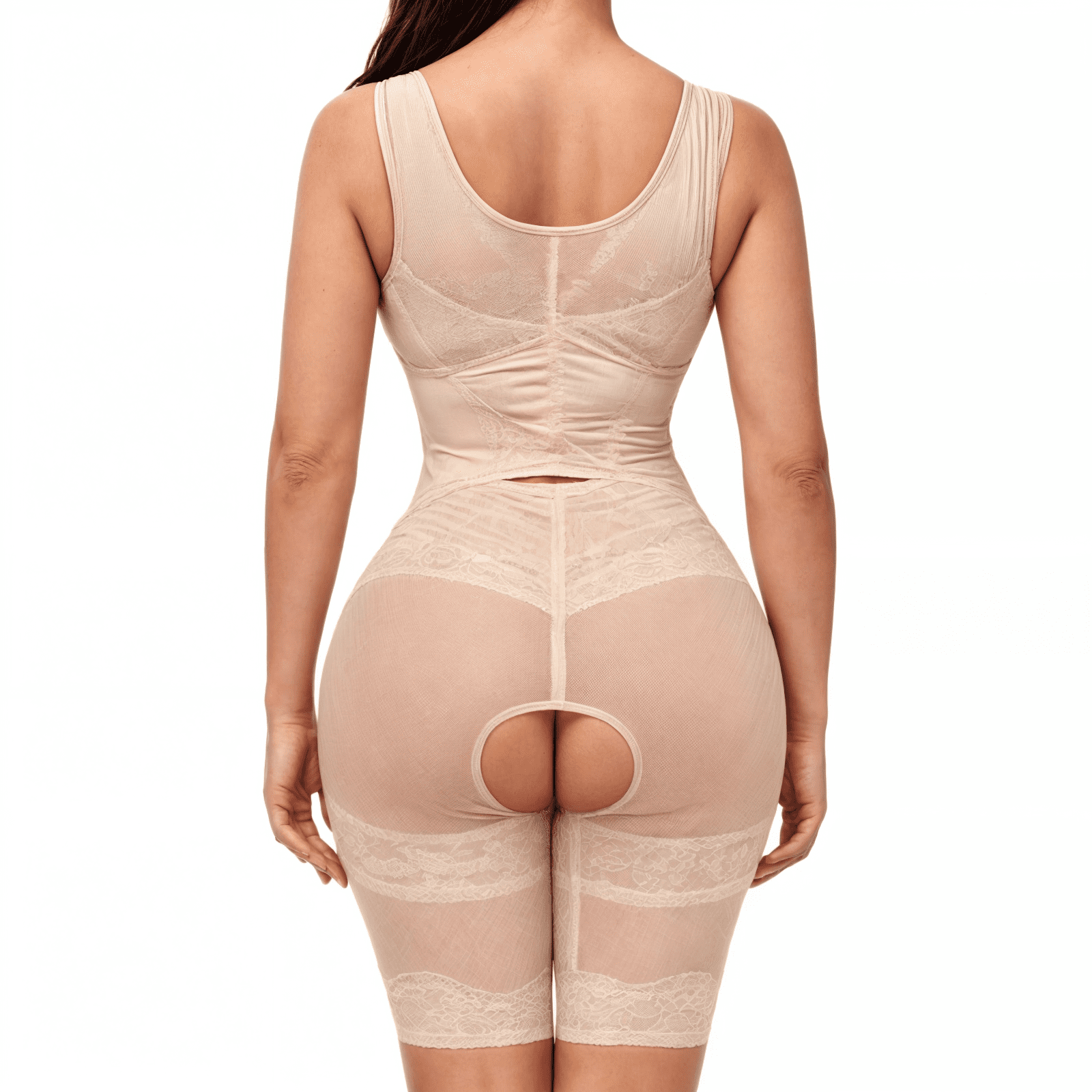 Faja Modeladora Y Reductor Levanta Glúteos Con Encaje-5