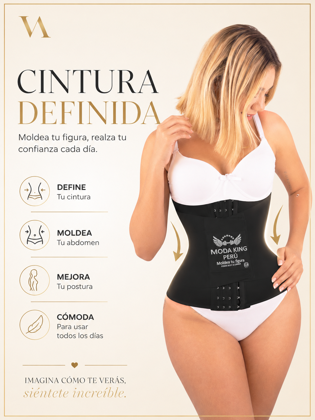 Faja Cinturilla Sauna De Neopreno Unisex Moda King Perú -3