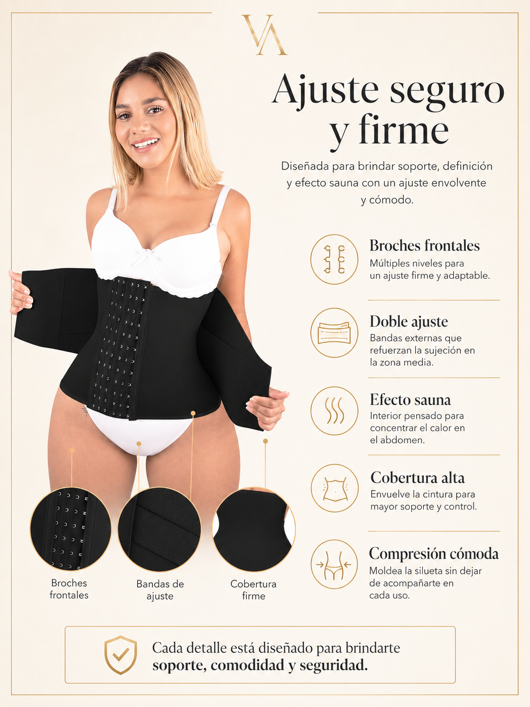 Faja Cinturilla Sauna De Neopreno Unisex Moda King Perú -4