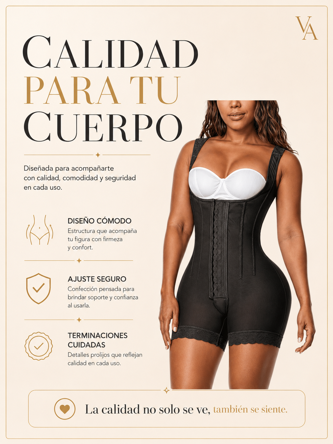 Faja 7 Huesos  Modeladora y Reductora Levanta Cola-4