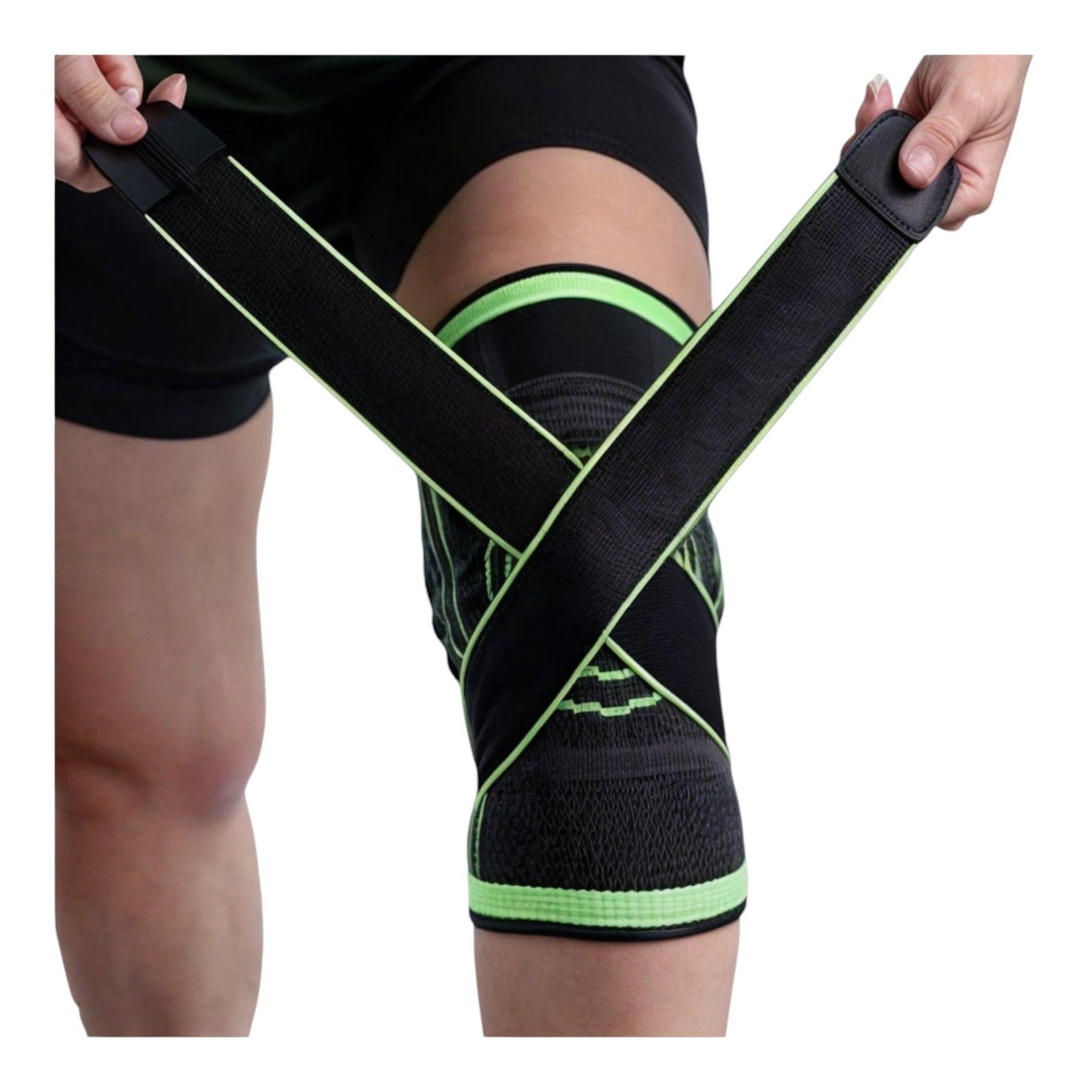 Venda Elástica Para Rodilla Con Velcro Ajustable-2