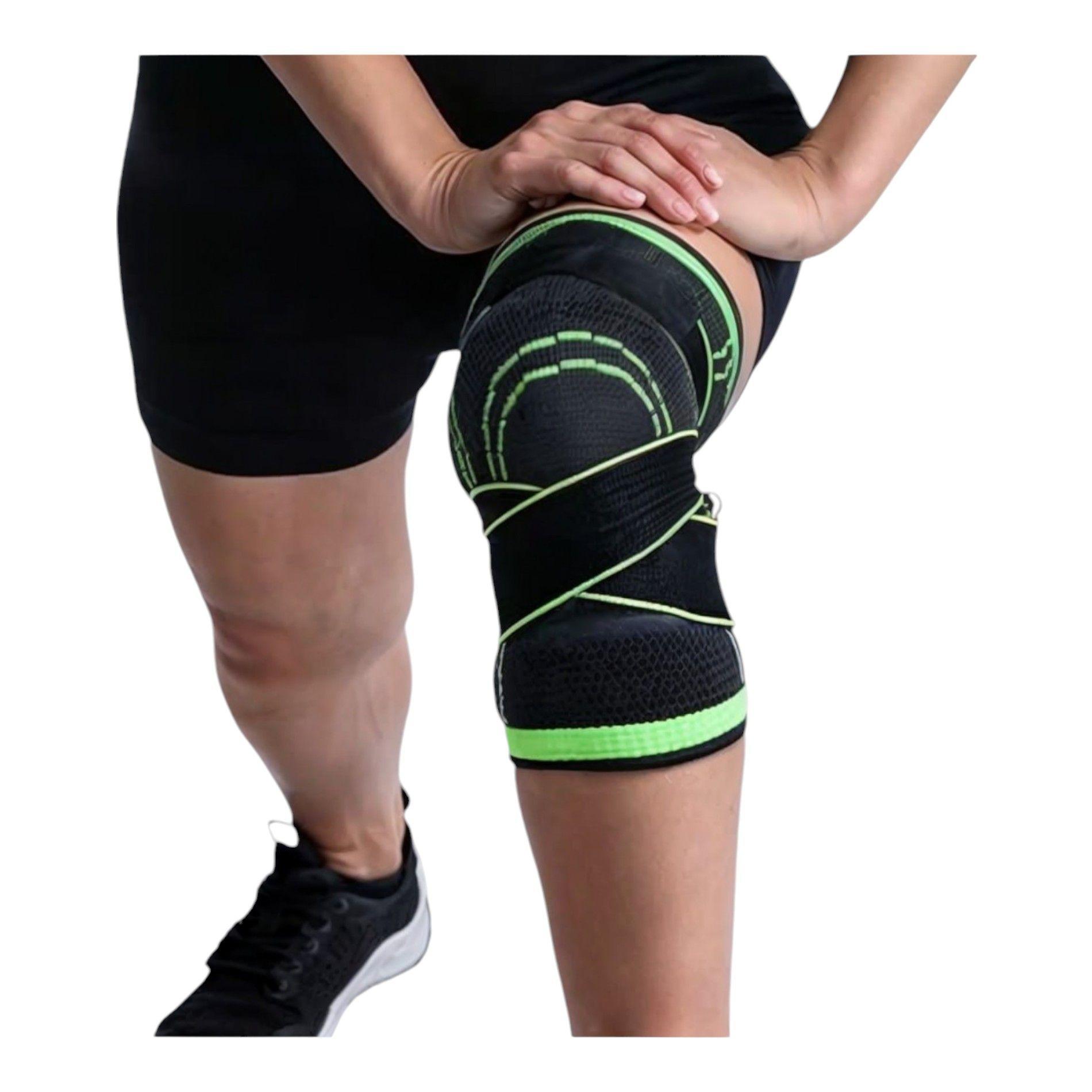 Venda Elástica Para Rodilla Con Velcro Ajustable-3
